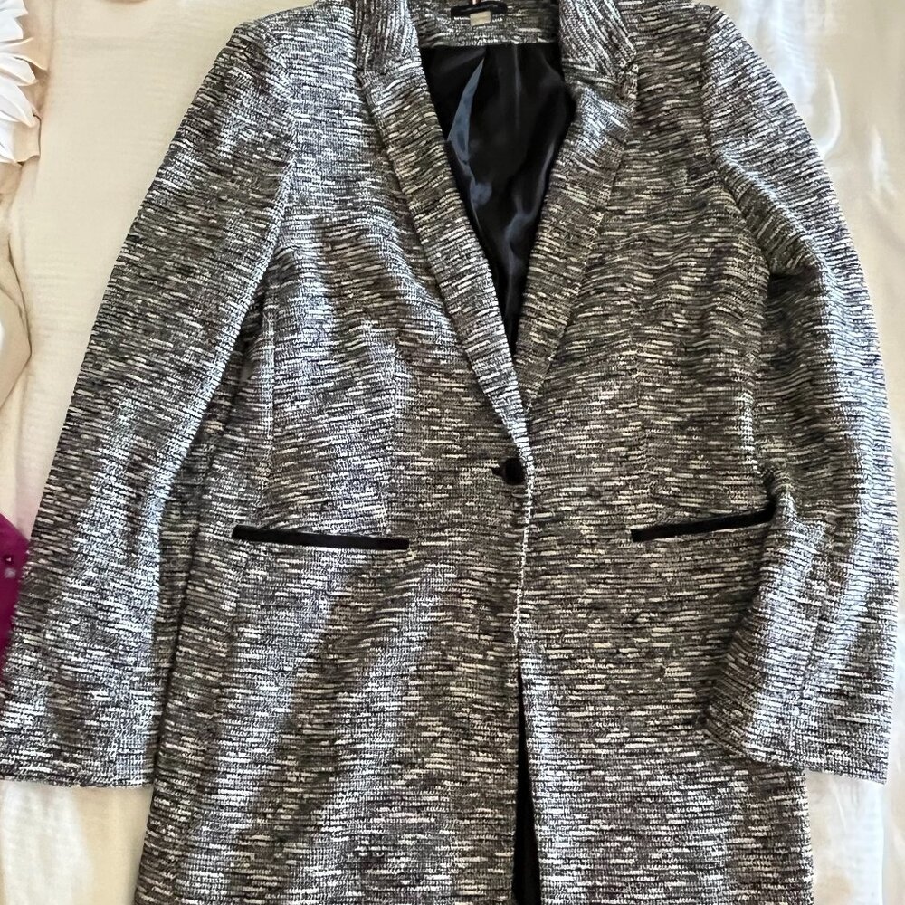 Tommy Hilfiger One button blazer - Black & White size 16